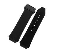 BGFFDSZ Bracelets de montre compatibles avec BIG BANG, bracelet étanche en silicone for homme, caoutchouc(Black-black-B)