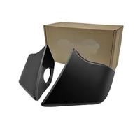 BGFFDSZ Compatible avec Honda CBR650R 2019-2023 2022 2021 2020 Accessoires de Moto Carénage d'aile Spoiler aérodynamique Avant Aileron Aile Dynamique(Matte Black)