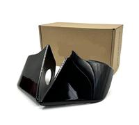 BGFFDSZ Compatible avec Honda CBR650R 2019-2023 2022 2021 2020 Accessoires de Moto Carénage d'aile Spoiler aérodynamique Avant Aileron Aile Dynamique(Bright Black)