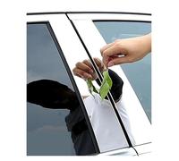 BGFFDSZ Lot de 6 garnitures de pilier de fenêtre chromées compatibles avec la décoration extérieure Benz Classe S W221 W222 W223 S400 S300 S320 S350 S600 S500(21-23 W223 Gloss)