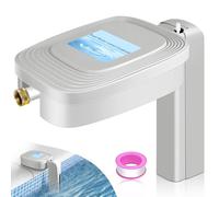 Bghdas Niveleur d'eau de piscine - Remplissage automatique - Contrôle du niveau d'eau de piscine avec régulation du niveau d'eau - Niveleur d'eau automatique pour piscine, spa, étang