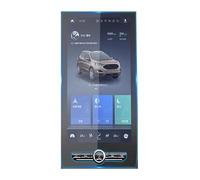 BGHGCVAOK Film Protection d'écran Navigation Pour Edge 2019 2020 12,8" Film Protection Trempé Pour Écran Navigation Pour Tableau Bord Voiture