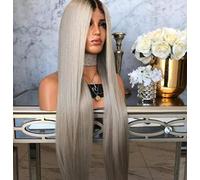 BGHJUE N Wigsynthetic Wigs For Women Wigs Can Be Cosplay Wigs I S A Wig White Long Straight