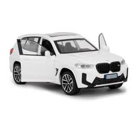 BGHSCA Voiture Jouet Compatible avec modèle X3M 1:32 - Voiture Miniature avec bruits et lumières - pour Enfants, garçons et Filles - Cadeau Blanc