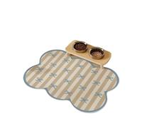 BGHYJKOL Tapis Gamelle Chat Les Sets De Table for Chats Et Chiens sont Imperméables, Résistants Aux Taches Alimentaires, Sèchent Rapidement(Color3,60X90CM(2X3FT)