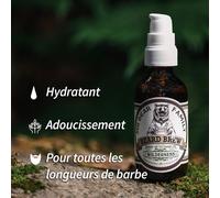 Bgiiik-Huile Barbe Hommes - Nature - Entretient La Barbe - Huile Pour Pousse De La Barbe Hydratante ? L Huile De Jojoba & D Argan - Huile ? Barbe Hommes - Soin Barbe Hydratant Hommes 30 Ml