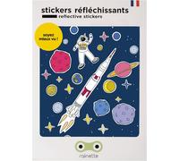Bgiiik- Stickers Rétroréfléchissants Espace Soyez Visible 137x172 Mm
