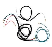 BGM Faisceau de câbles de rechange noir compatible pour Piaggio Ciao PX PXV Lusso R Erre, Bravo, Boxer Mofa 2 temps