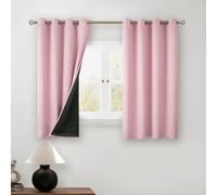 BGment Rideaux de fenêtre 100% occultants pour Chambre de Fille - 137 cm de Long - Isolation Thermique - Occultant entièrement la lumière - Isolation Thermique - Œillets et réduction du Bruit - 2