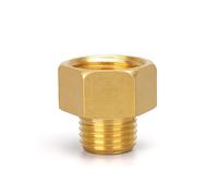 BgnEhRfL Adaptateur en Laiton, Connecteur de coupleur Adaptateur de raccord de Tuyau en Laiton à Filetage Femelle vers mâle (