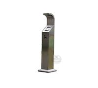 BgnEhRfL Cendrier vertical, Cendrier à mégots de cigarettes en acier inoxydable, cendrier rectangulaire en métal for extérieur, for gare ferroviaire à grande vitesse, for patio extérieur