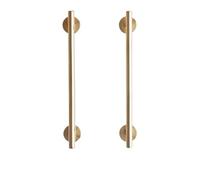 BgnEhRfL Poignées, poignées d'armoire, Poignées de tiroir allongées en laiton massif doré poli, poignées porte T, meubles cuisine, quincaillerie for