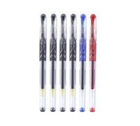 BgnEhRfL stylos,stylos à encre gel, Stylos gel 0,5 mm, encre liquide droite, stylo à bille unique avec capuchon for fournitures d'écriture domicile et l'école, noir séchage rapide(6-a)