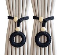 BgnEhRfL Tiebacks de Rideau, 1 Paire De Rideaux Tricotés À La Main, Embrasses Dos, Corde, Retenue Draperie Décorative for Maison Et Ferme