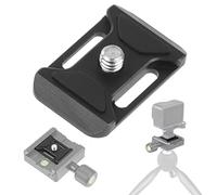 BGNing Kit d'adaptateur de fixation rapide pour appareil photo reflex numérique Arca Swiss avec niveau pour trépied à tête sphérique et support de tableau QR
