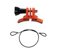 BGRUOERJ Compatible avec GoPro Base Support Caméra Côté Casque Courbé