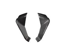 BGRVCKS Aileron Moto Ailes De Carénage Aérodynamiques pour Lèvre Avant De Moto pour Aprilia RS660 RS 660 2020 2021 2022 2023 Aileron Moto(Texture en Fibre de Carbone)