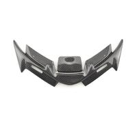BGRVCKS Aileron Moto Pièces De Moto Carénage Avant Ailettes Aérodynamiques Aileron Couverture Aile pour Yamaha R125 R15 V4 2021-2024 (Carbone)