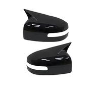 BGRVCKS Coques de rétroviseurs Bouchon De Rétroviseur De Voiture pour Mitsubishi pour Lancer X10 EX 2013-2016(Noir)