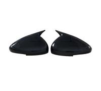 BGRVCKS Coques de rétroviseurs Couverture De Rétroviseur De Voiture pour Citroën C4L C5 2012-2016(Noir Brillant)