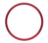 BGRVCKS Palettes de Changement de Vitesse au Volant Autocollants pour Garniture Centrale De Volant De Voiture pour A1 A3 A4L A6L Q3 Q5 8P S3 A4 B6 B7 A5 A6 Q5 Q7(Rond Rouge)