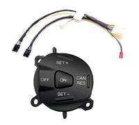 BGRVCKS Palettes de Changement de Vitesse au Volant pour F&ord pour Fiesta MK7 pour Ecosport 2013 Voiture Volant Régulateur De Vitesse Interrupteur Bouton(Right Side wire)