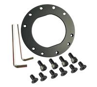 BGRVCKS Palettes de Changement de Vitesse au Volant pour Fanatec QR2 Plaque D'adaptation Volant en Alliage D'aluminium Espacement des Trous 70 Mm pour Adaptateur