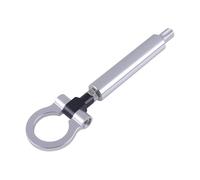 BGRVCKS pour Chevrolet pour Camaro 6ème 2016 2017 2018 2019 Voiture Vis sur Piste Remorque De Course Crochet Traction Anneau Remorquage Cache-Crochet remorquage à œil(Argent)