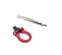 BGRVCKS pour Subaru BRZ 86 Voiture Sport Modèle Remorquage Remorque Crochets Anneau Oeil Remorquage Avant Arrière Cache-Crochet remorquage à œil(Rouge)