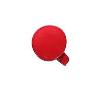 BGRVCKS pour Tesla pour Model Y 2017 2018 2019-2023 Voiture Pare-Chocs Avant Crochet Remorquage Oeil Couverture Garniture Remorque Bouchon Cache-Crochet remorquage à œil(Rouge)