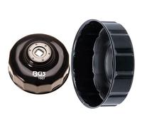 BGS 1007 | Clé à filtres cloches | 14 pans | Ø 84 mm | pour Mercedes-Benz & 1039-76-12 | Clé à filtres cloches | douze pans | Ø 76 mm | pour Fiat, Mercedes-Benz, Renault