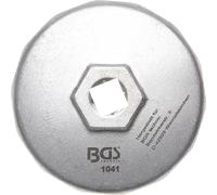 BGS 1041 Capuchon de filtre à huile en aluminium moulé sous pression, 74 mm x 14 pans