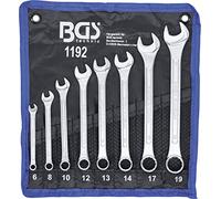 BGS 1192 - Jeu de clés mixtes - 6 - 19 mm - 8 pièces