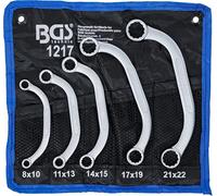 BGS 1217 | Jeu de clés demi-lune | 8 x 10-21 x 22 mm | 5 pièces