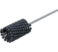 BGS 1254 | Outil de rodage | flexible | grain 120 | 40 - 42 mm | carbure de silicium (SiC) - Longueur : 200 mm - Longueur de la brosse : 72 mm - Vitesse de rotation maximale : 300 tr/min