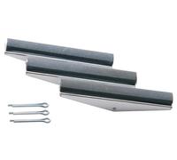 BGS 1258 | Pierres de rechange pour art. 74238 | mâchoires 75 mm | K 280 | 3 pièces