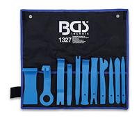 BGS 1327 | Kit d’outils pour habillage intérieur | 11 pièces, Bleu/Noir