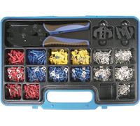 BGS 1411 Jeu de pinces à sertir avec 1000 cosses de câble