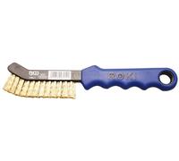BGS 1793-1 | Brosse pour étriers | laiton | courbée | 230 mm