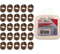 BGS 1959-1 25 douilles filetées de rechange, M5x0,8