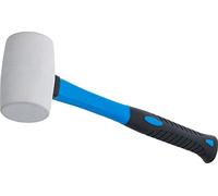 BGS technic - Maillet caoutchouc BGS 1965, 250 g, manche fibres de verre, blanc/bleu/noir, 48 mm