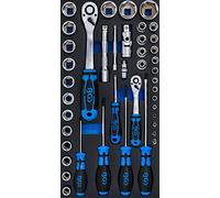 BGS technic BGS Insert de servante d’atelier pour art. 2002 Jeu de douilles et tournevis 43 pièces Quantité:1