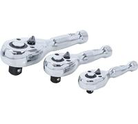 BGS technic Jeu de mini-cliquets Kraftmann 6,3 / 10 / 12,5 mm (1/4"/3/8"/1/2") – 3 pièces