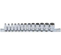 BGS 2150 | Jeu de douilles Gear Lock | 6,3 mm (1/4") | 13 pièces