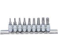 BGS 2164 - Jeu de douilles à embouts - 6,3 mm (1/4") - Profil T (pour Torx) T10 - T50-9 piéces