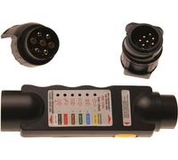 BGS 2171 Testeur d'électricité pour remorque / véhicule tracteur, 7 / 13 pôles