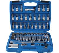 BGS 2218 Jeu de clés à douilles 10 (3/8), 61 pces, 6 pans Inserts Pro Torque
