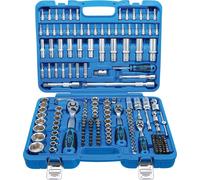 Jeu de douilles, six pans 6,3 mm (1/4-) / 10 mm (3/8-) / 12,5 mm (1/2-) 192 pièces