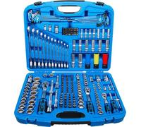 BGS 2290 | Coffret de Douilles Gear Lock | 6,3 mm (1/4") / 10 mm (3/8") / 12,5 mm (1/2") | 218 pièces