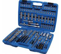BGS 2292 | Jeu de douilles à profil ondulé | 192 pcs. | Entraînement 6,3 mm (1/4") / 10 mm (3/8") / 12,5 mm (1/2") | Coffret inclus